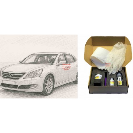 پک خشگير هیوندای سنتنیال با کد رنگ VB2-قهوه‌اي(قهوه‌اي تيره با نوت‌هاي مشکي، ظاهري رازآلود و جذاب.)متاليک