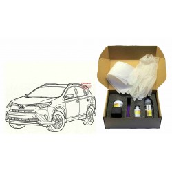 پک خشگير تویوتا راوفور/RAV4 با کد رنگ 3R3-قرمز(قرمز روشن با لمسي از نارنجي، شبيه به رنگ تيم فوتبال بارسلونا.)متاليک