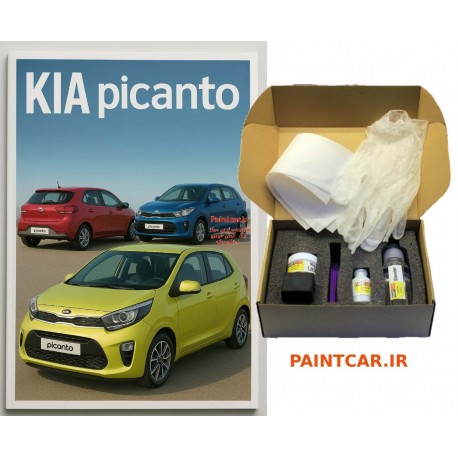 پک خشگير کیا پیکانتو با کد رنگ KTZ-نقره‌اي(نقره با جلوه متاليک و براق، شبيه به نور بازتاب‌شده.)متاليک